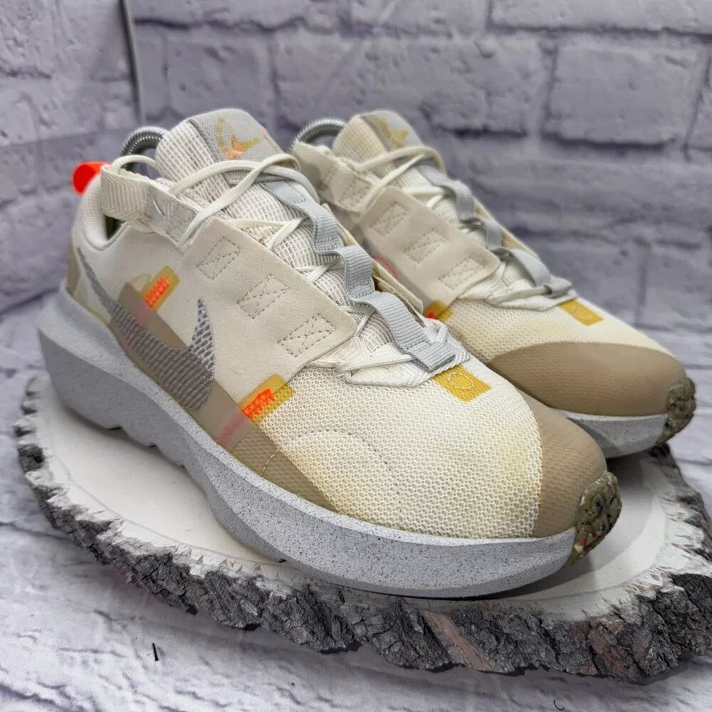 Nike Crater Impact Shoes Youth Size 7Y Cream Move to Zero Sneakers DB3551-100 - Picture 3 of 12